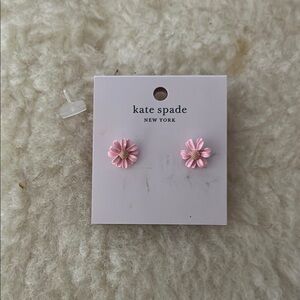 Kate Spade Pink Flower Earrings
